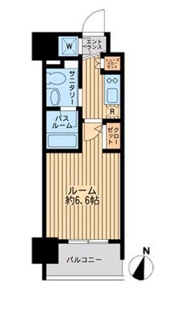 ダフィット門前仲町の物件間取画像